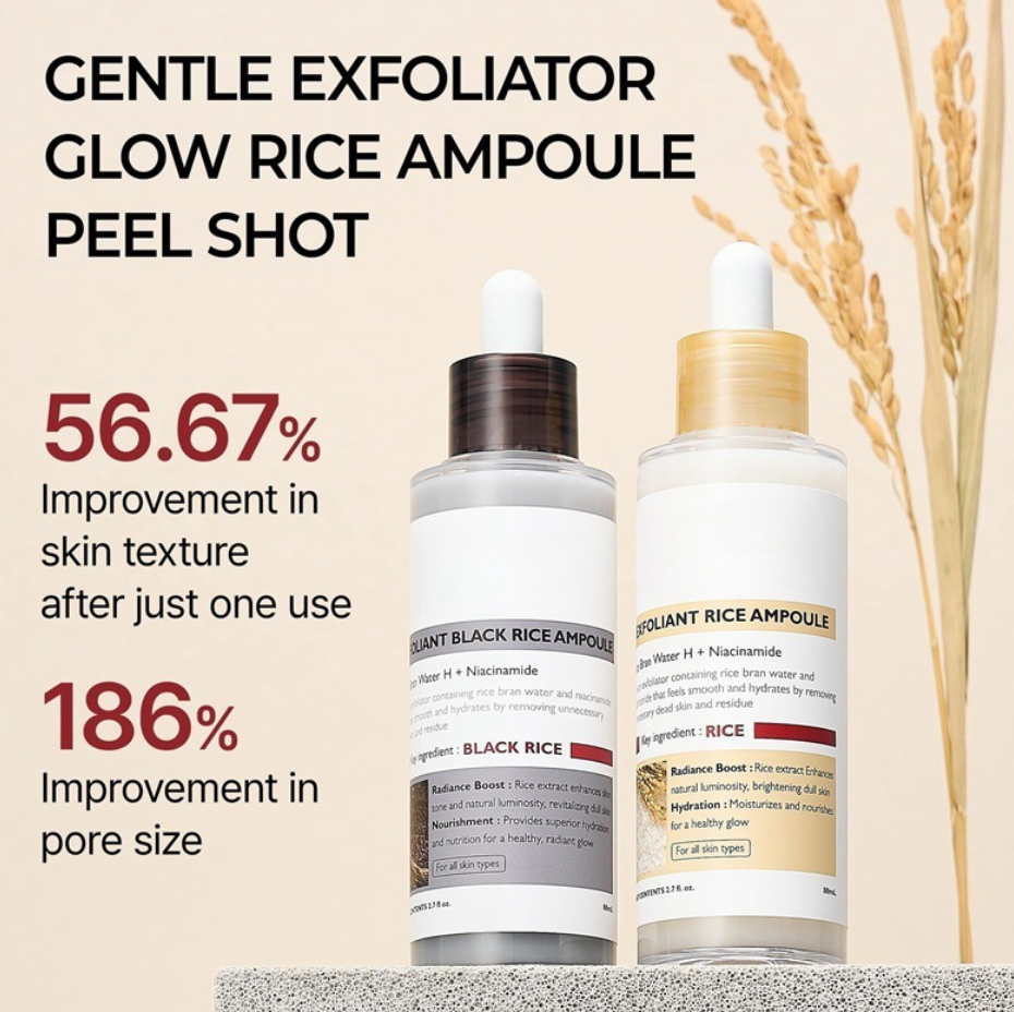 Rice Glow Exfoliating Brightening Ampoule