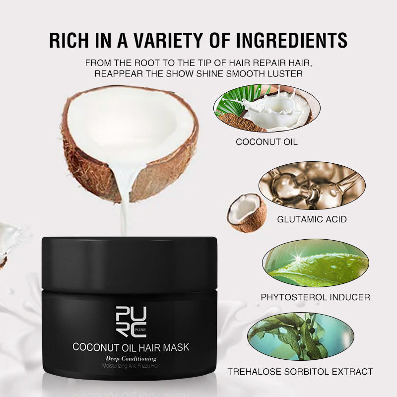 Frizz-Free Silky Hair Treatment Mask